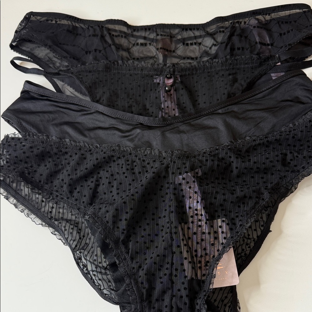 Savage X Fenty Assortment of Sexy Panties 4 Pairs Size 2X